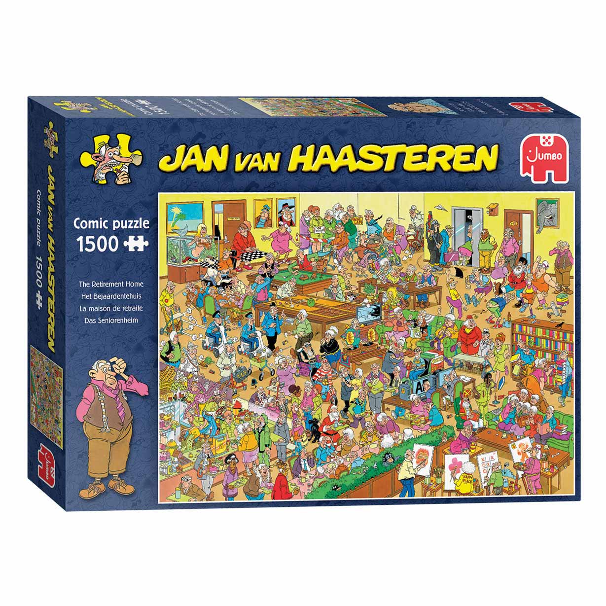 Jan Van Haasteren Puzzle – das Altersheim, 1500 Teile.