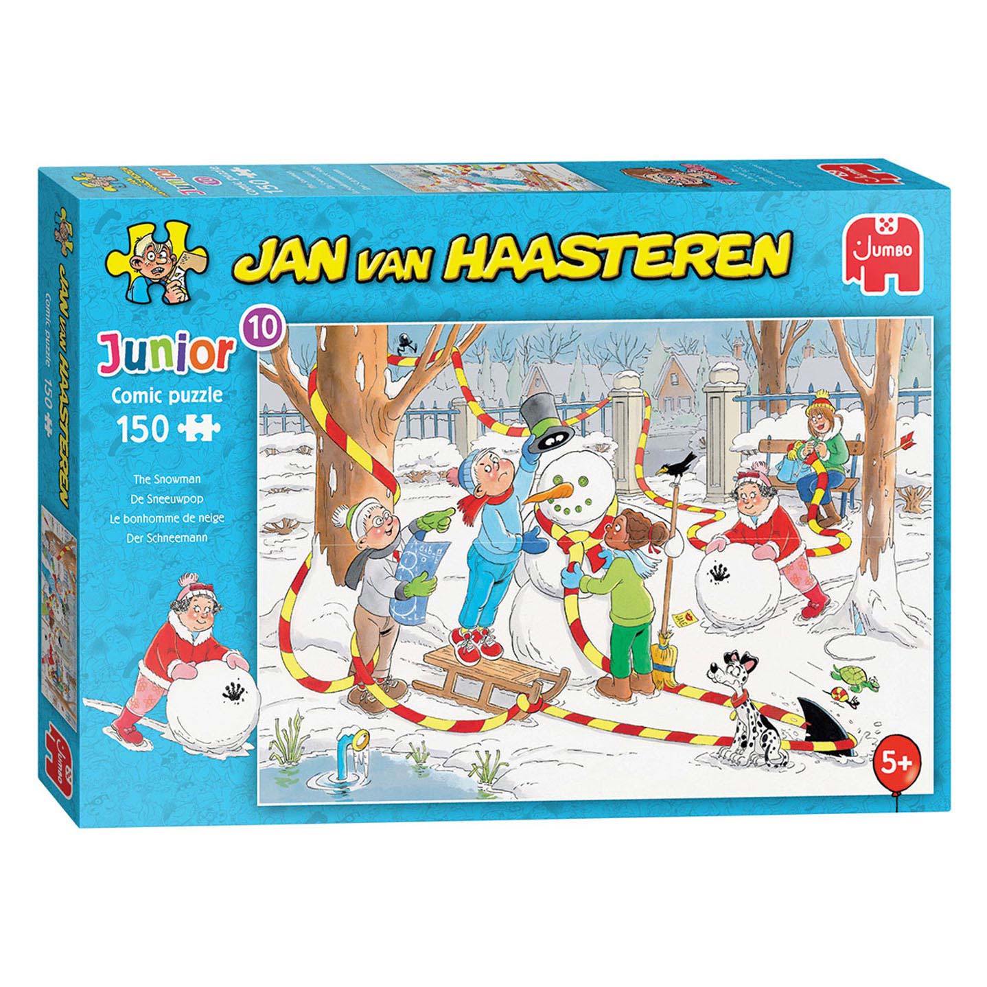 Jan Van Haasteren Puzzle Junior - Schneemann, 150 Teile.