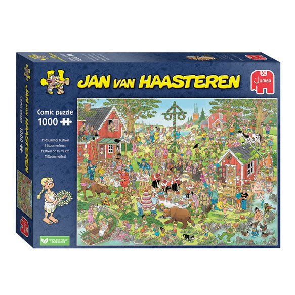 Jumbo jan van haasteren legpuzzel - midzomer festival, 1000st.