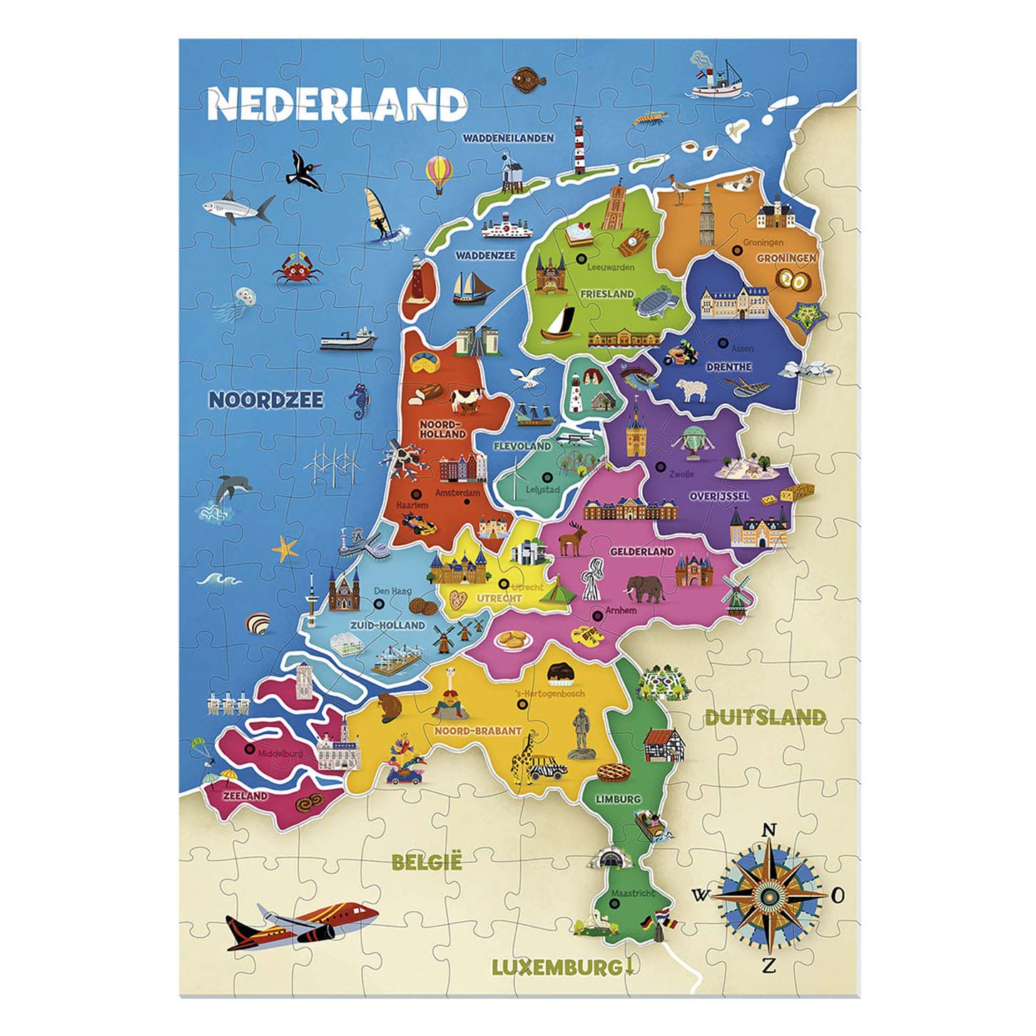 Jumbo ik leer kaart van nederland