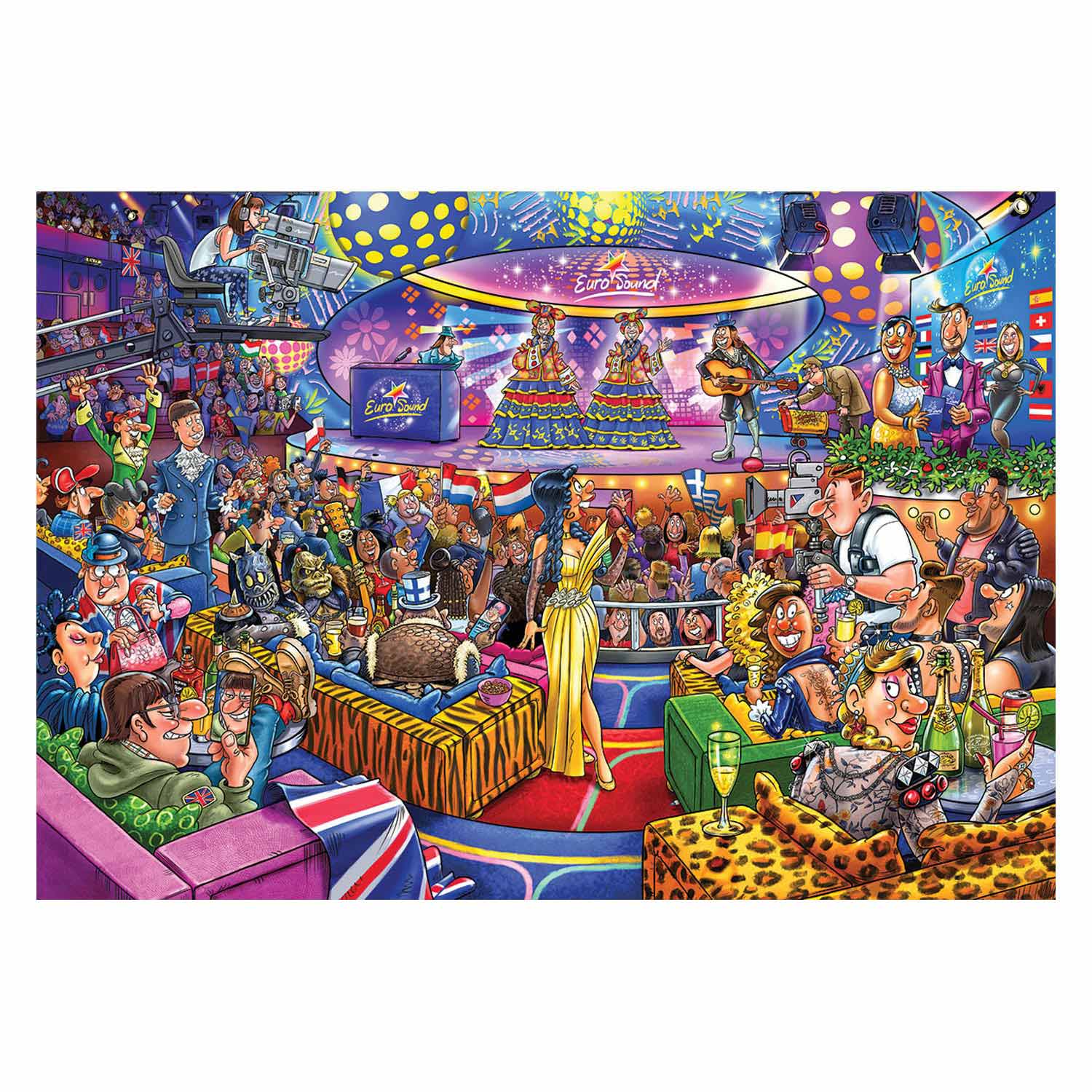 War Soße Mystery 25 - Euround -Wettbewerb! Puzzle, 1000 Teile.