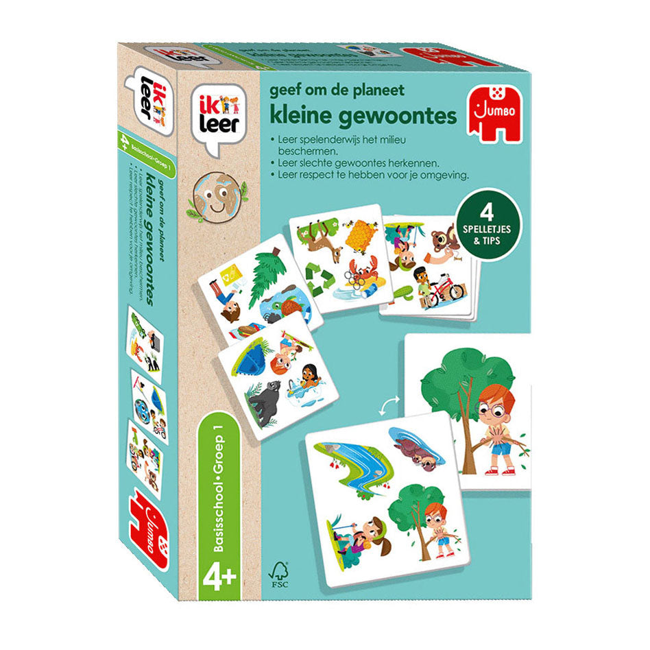 Jumbo geef om de planeet kleine gewoontes