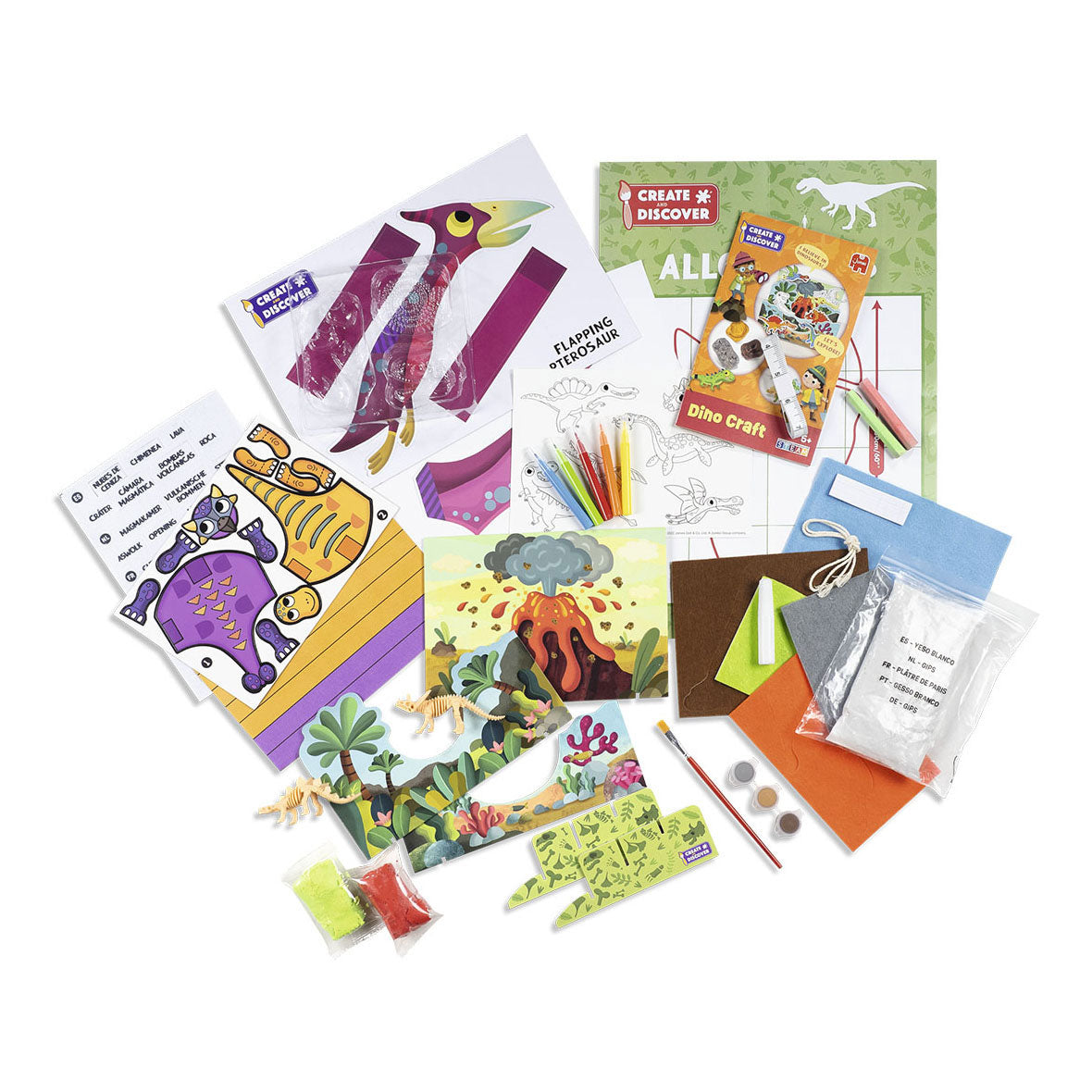 Jumbo Create Discover Dino Bastelset