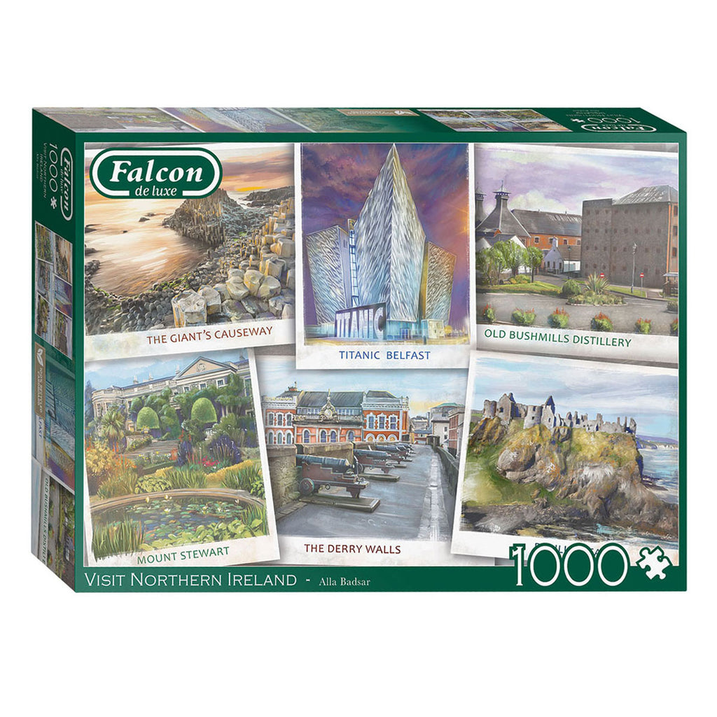 Jumbo Falcon Puzzle – Besuch in Nordirland, 1000 Teile.