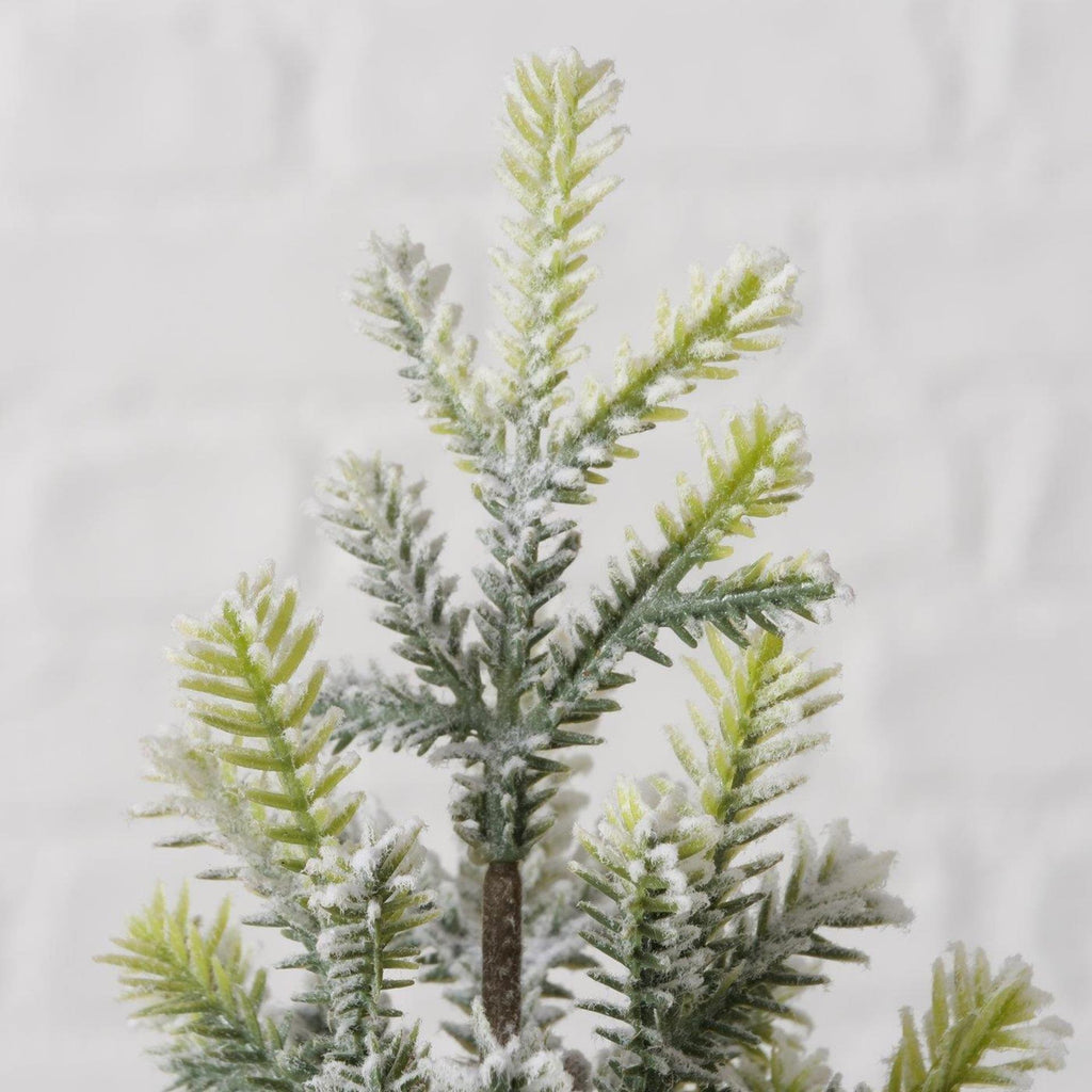 Boltze home kerstboom besneeuwd h22cm
