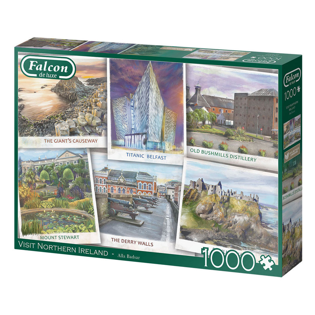 Jumbo Falcon Puzzle – Besuch in Nordirland, 1000 Teile.