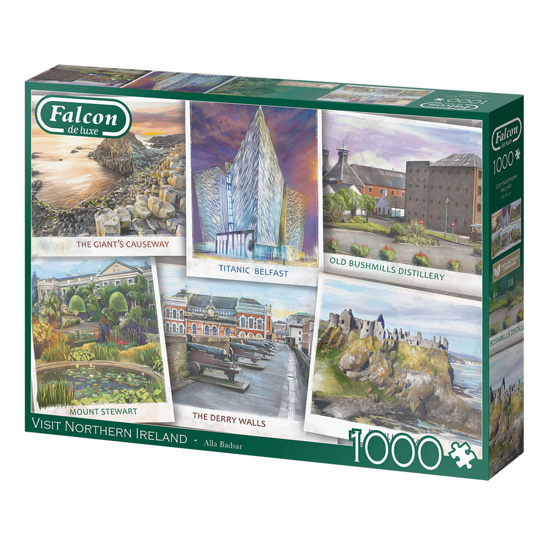 Jumbo Falcon Puzzle – Besuch in Nordirland, 1000 Teile.