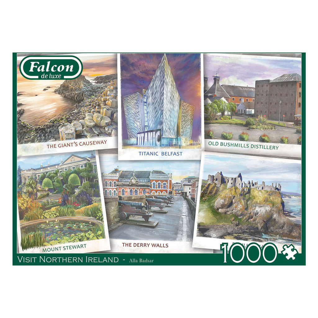 Jumbo Falcon Puzzle – Besuch in Nordirland, 1000 Teile.