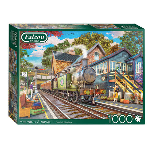 Jumbo Falcon Puzzle - Ankunft am Morgen, 1000 Teile.