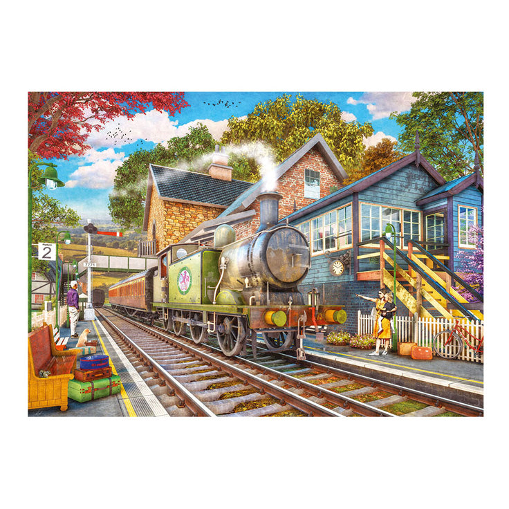 Jumbo Falcon Puzzle - Ankunft am Morgen, 1000 Teile.