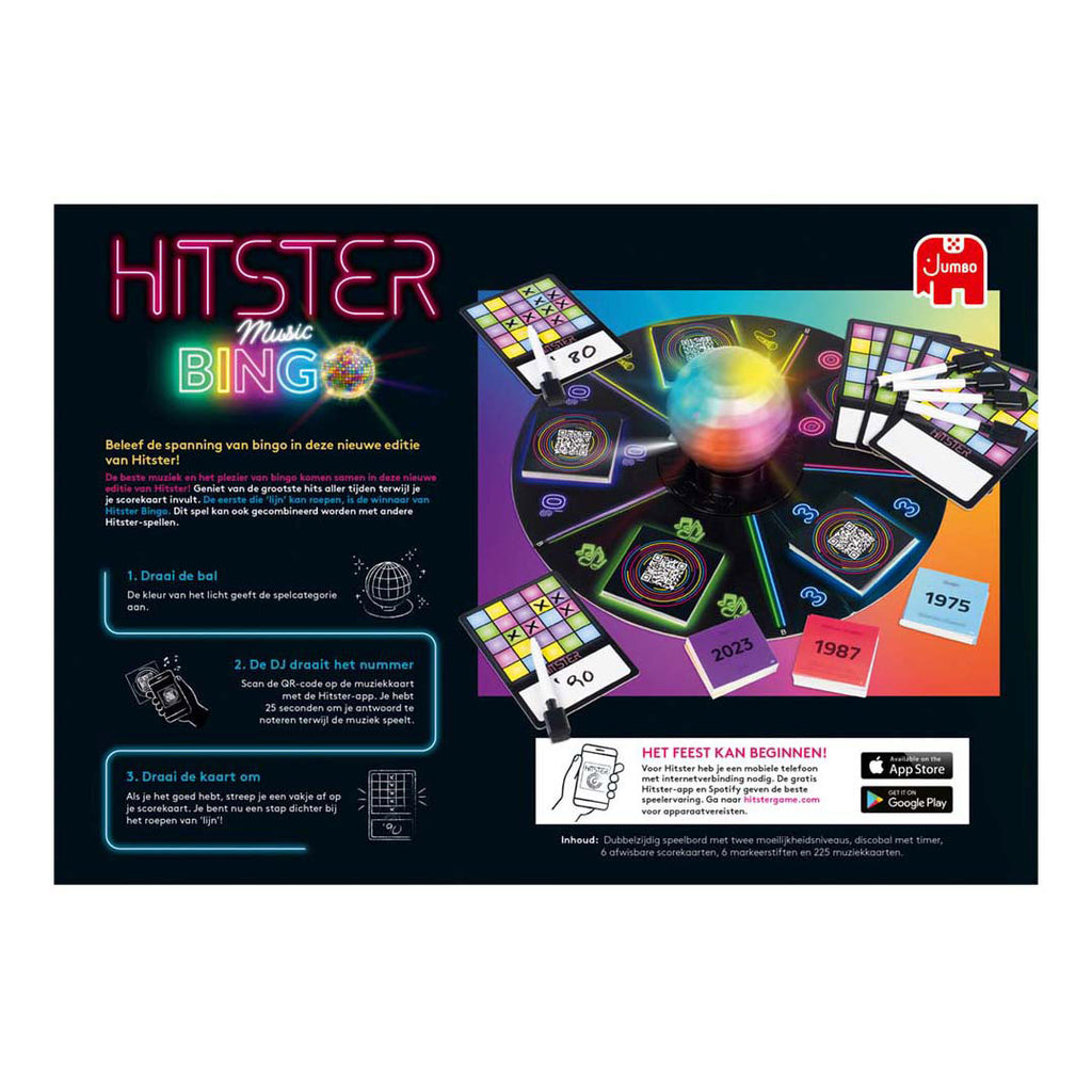 Jumbo Hitster Bingo-Brettspiel