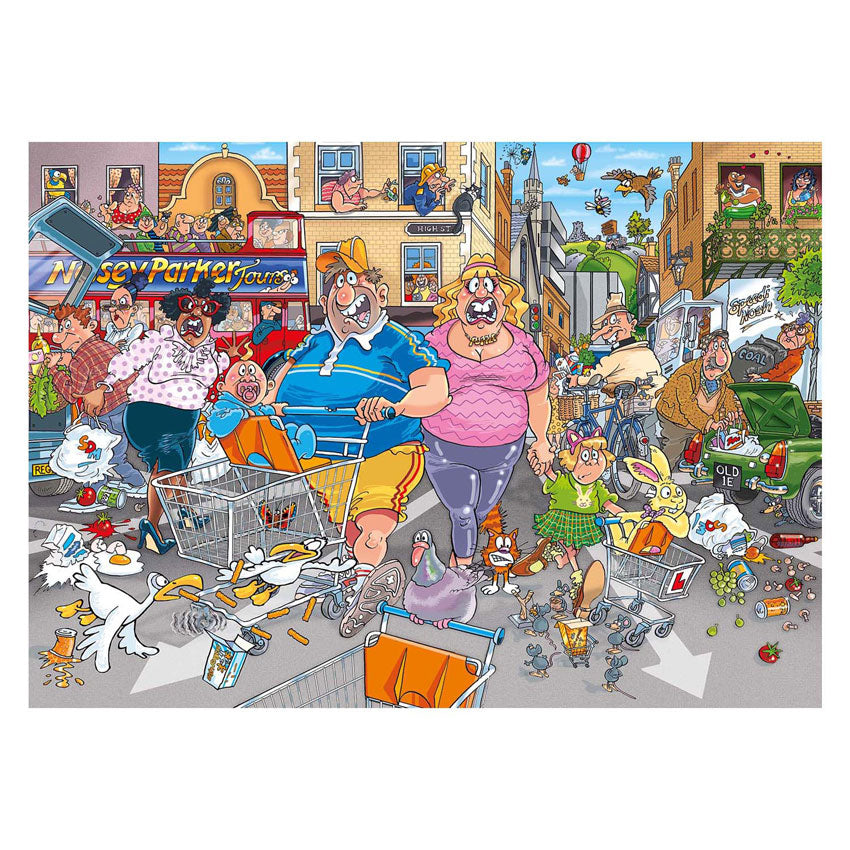 Jumbo Wasgij Original 46 Puzzle - Schnäppchen!, 1000 Teile.