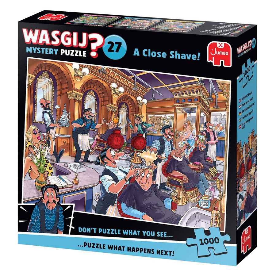 Wasgij mystery 27 legpuzzel - vlam in de pan!, 1000st.
