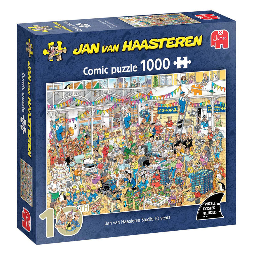 Jumbo puzzel 1000 st. jvh 10 jaar studio van haasteren