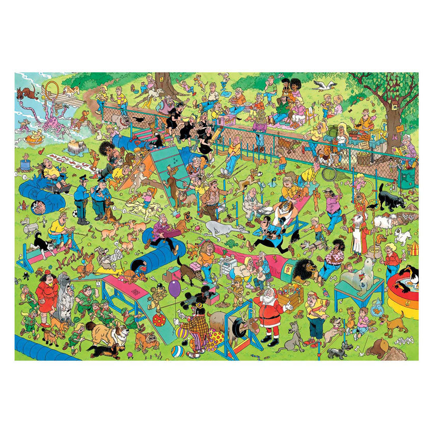Jumbo puzzel 1000 st. jvh hondenparcours