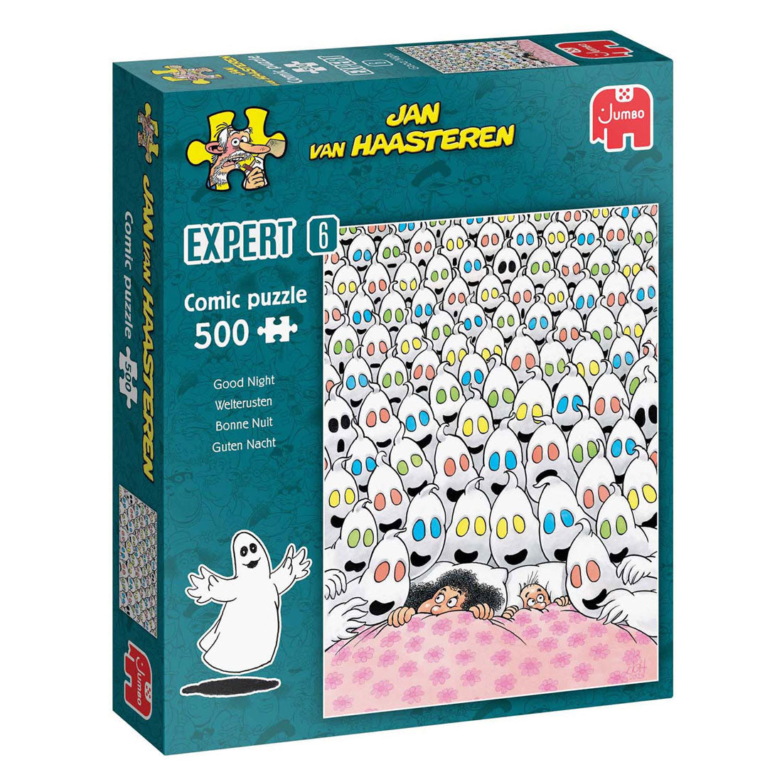 Jumbo Jan van Haasteren Puzzle - Experte 6 Gute Nacht - 500 Teile.