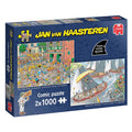 Jumbo jan van haasteren legpuzzel - de kaasmarkt skutsjesilen - 2x1000st.