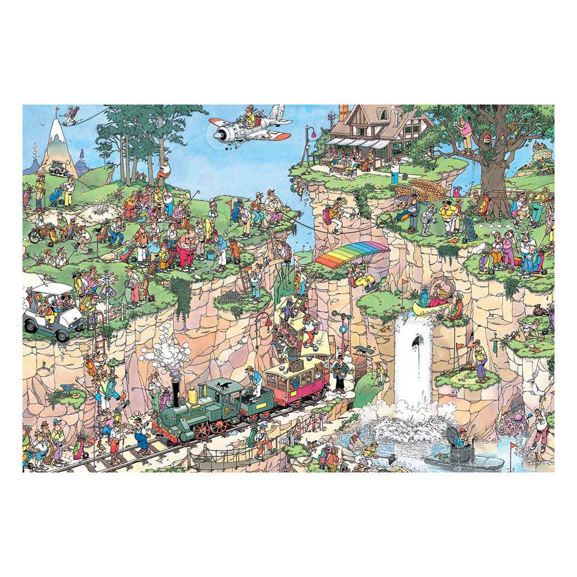 Jumbo Jan van Haasteren Puzzle - Der Golfplatz - 5000 Teile.