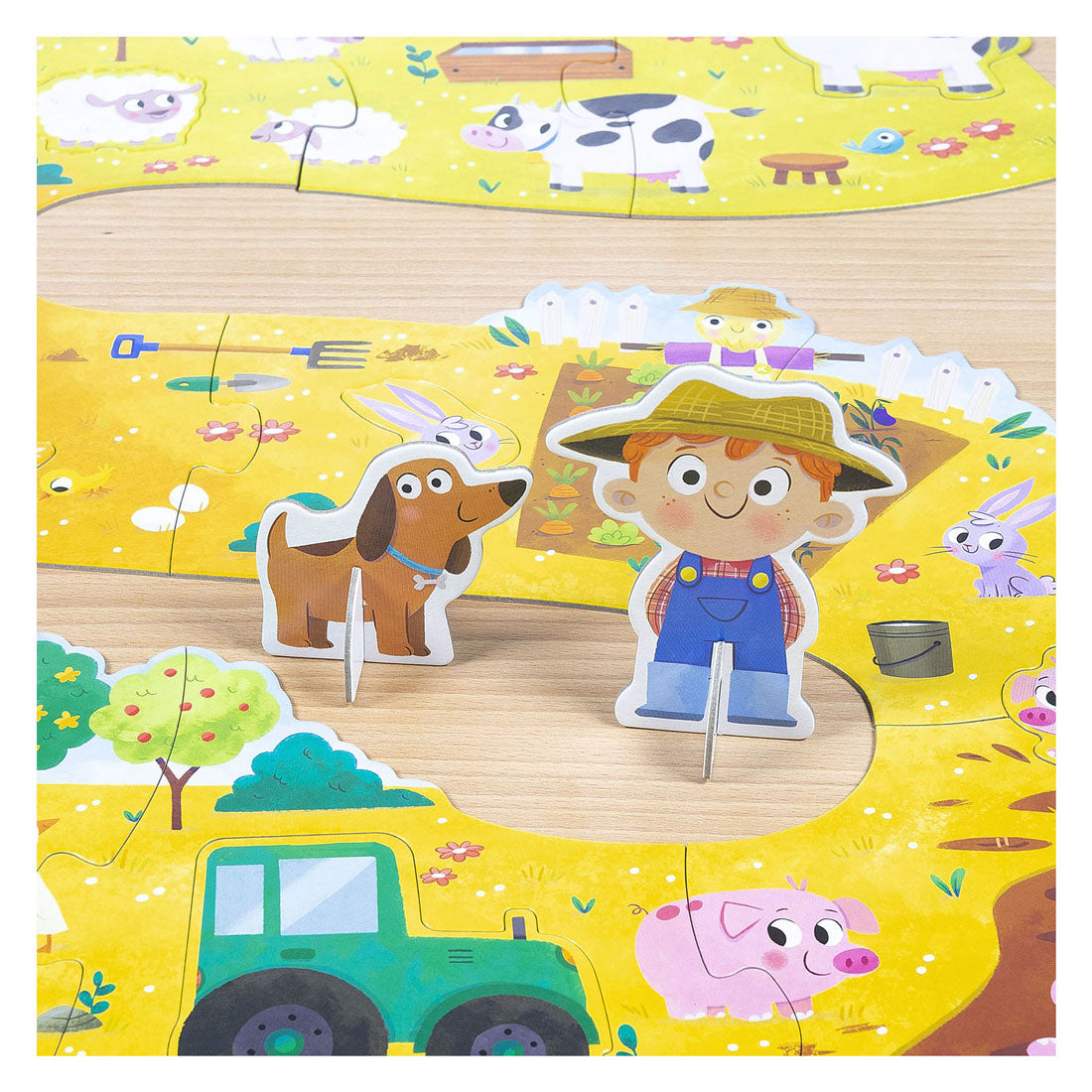 Goula jumbo puzzel xxl boerderijdieren - 18st.