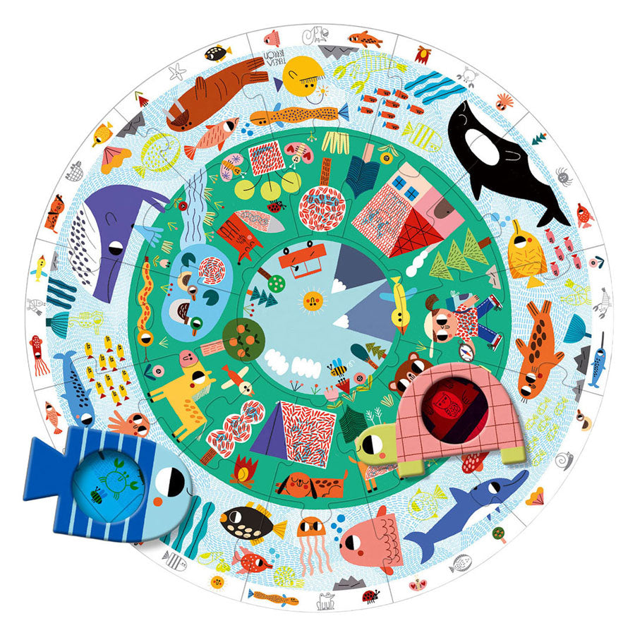 Goula jumbo puzzel xxl ontdek dieren - 25st.
