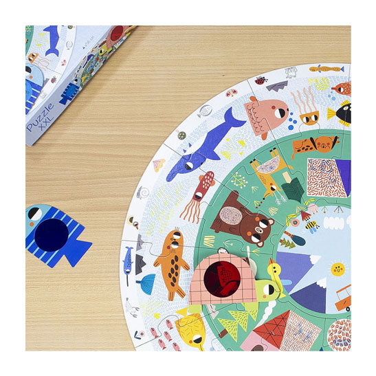 Goula jumbo puzzel xxl ontdek dieren - 25st.