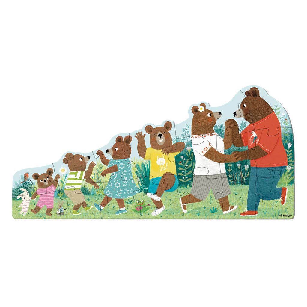 Jumbo goula puzzel xxl beren familie - 16st.