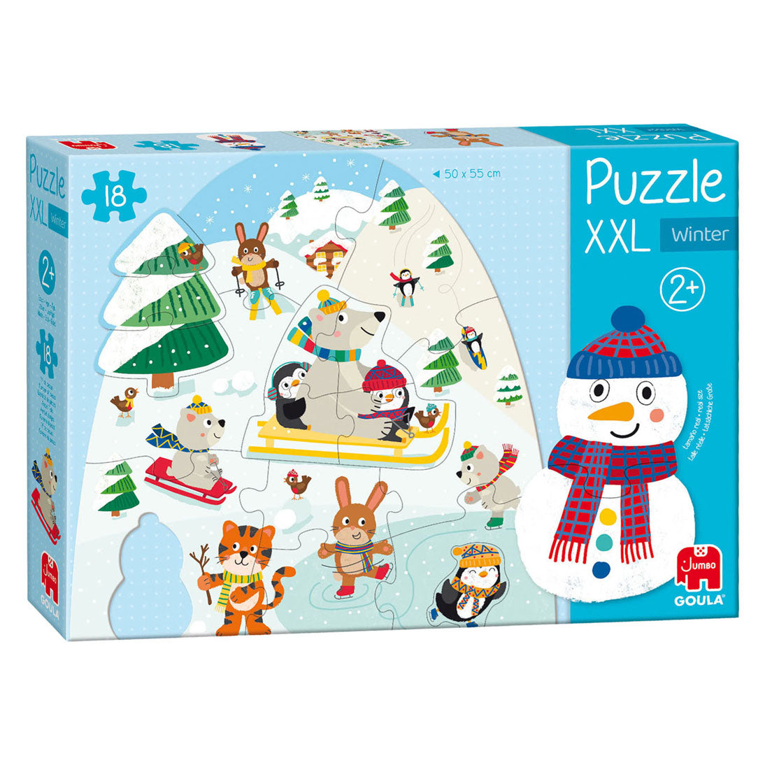Goula jumbo puzzel xxl winter - 18st.