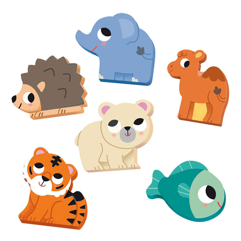 Goula jumbo puzzel 6 habitat - 5st.