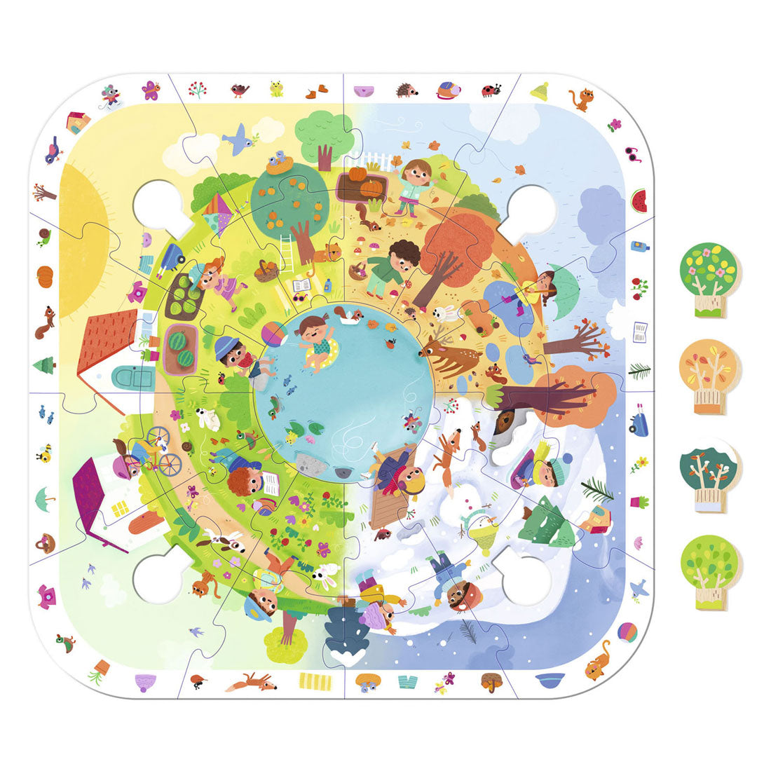 Jumbo goula puzzel xxl seizoenen - 29st.
