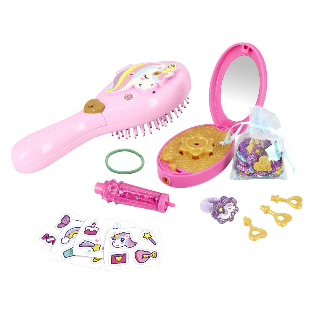 Jumbo funlockets geheime haarborstel met glinsters - 8st.