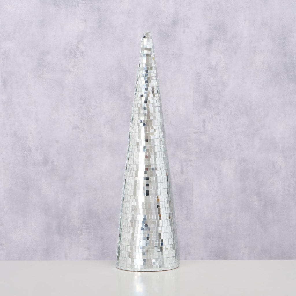 Boltze home kerstboom disco spiegelglas h39cm