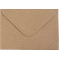 Creativ company gerecyclede envelop, afmeting envelop 11,5x16 cm, 120 gr, naturel, 50 stuk 1 doos