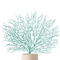 Boltze home decoratietak koraal turkoois polyethyleen 46cm