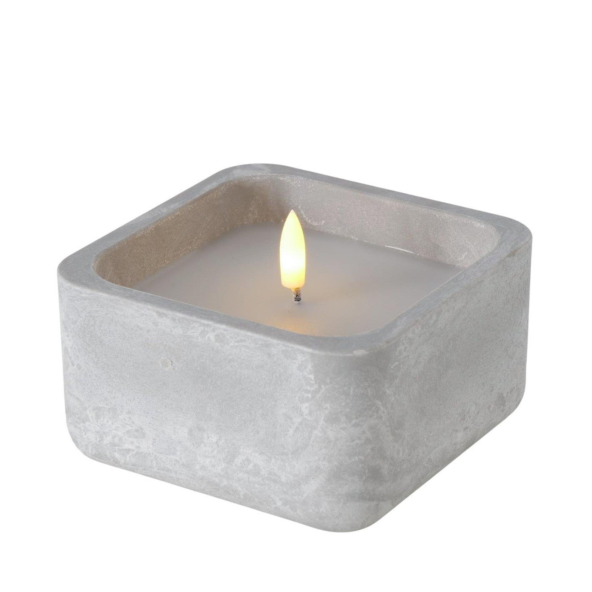 Boltze home led buiten kaars 12x12x8,5cm