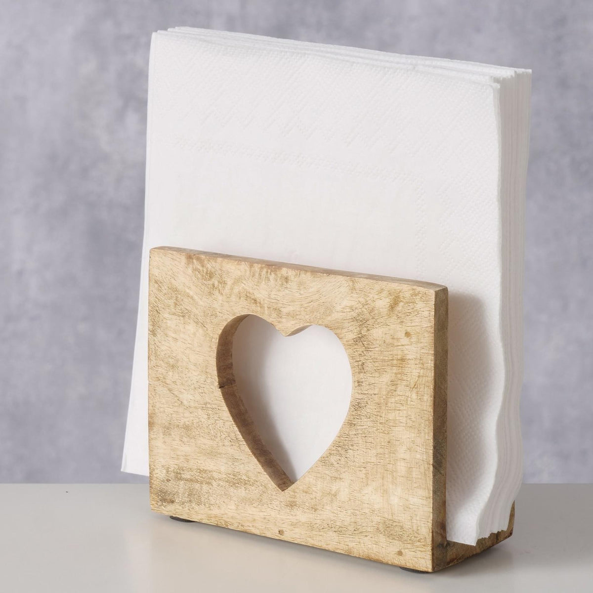 Boltze home servethouder lilea mangohout 13x5,4x10,3cm