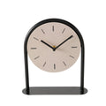 Boltze home tafelklok diabolo analoog beige 19x6x22cm