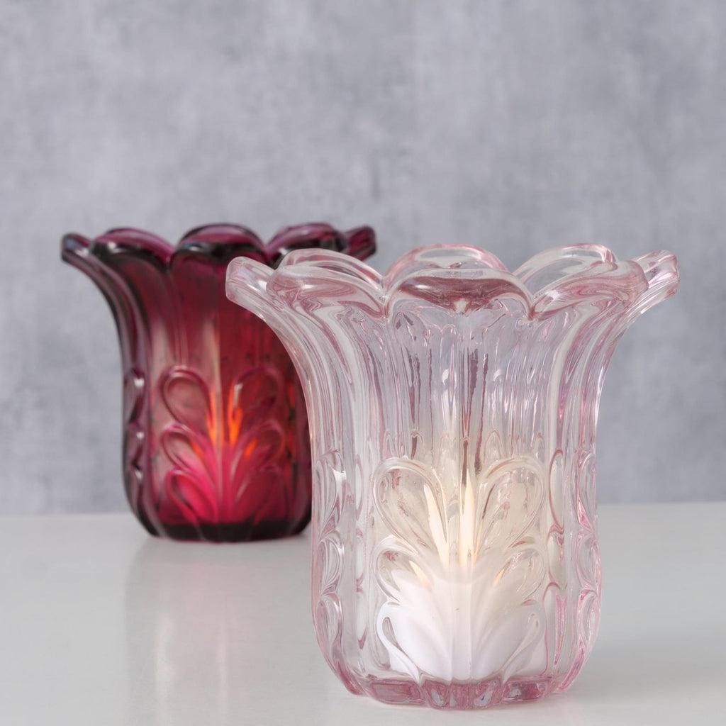 Boltze home vaas rosena h10,5 glas