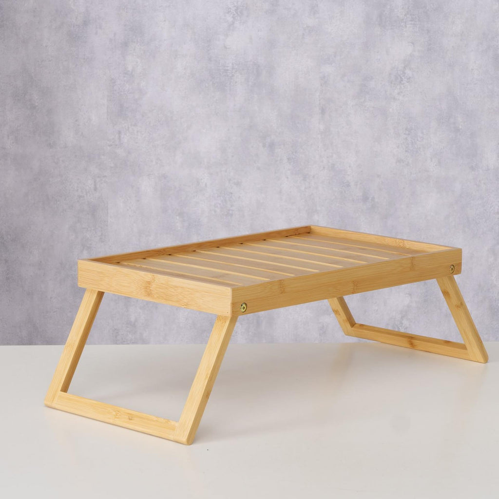 Boltze home bed-dienblad gobi 66x31,5x20,5cm bamboe