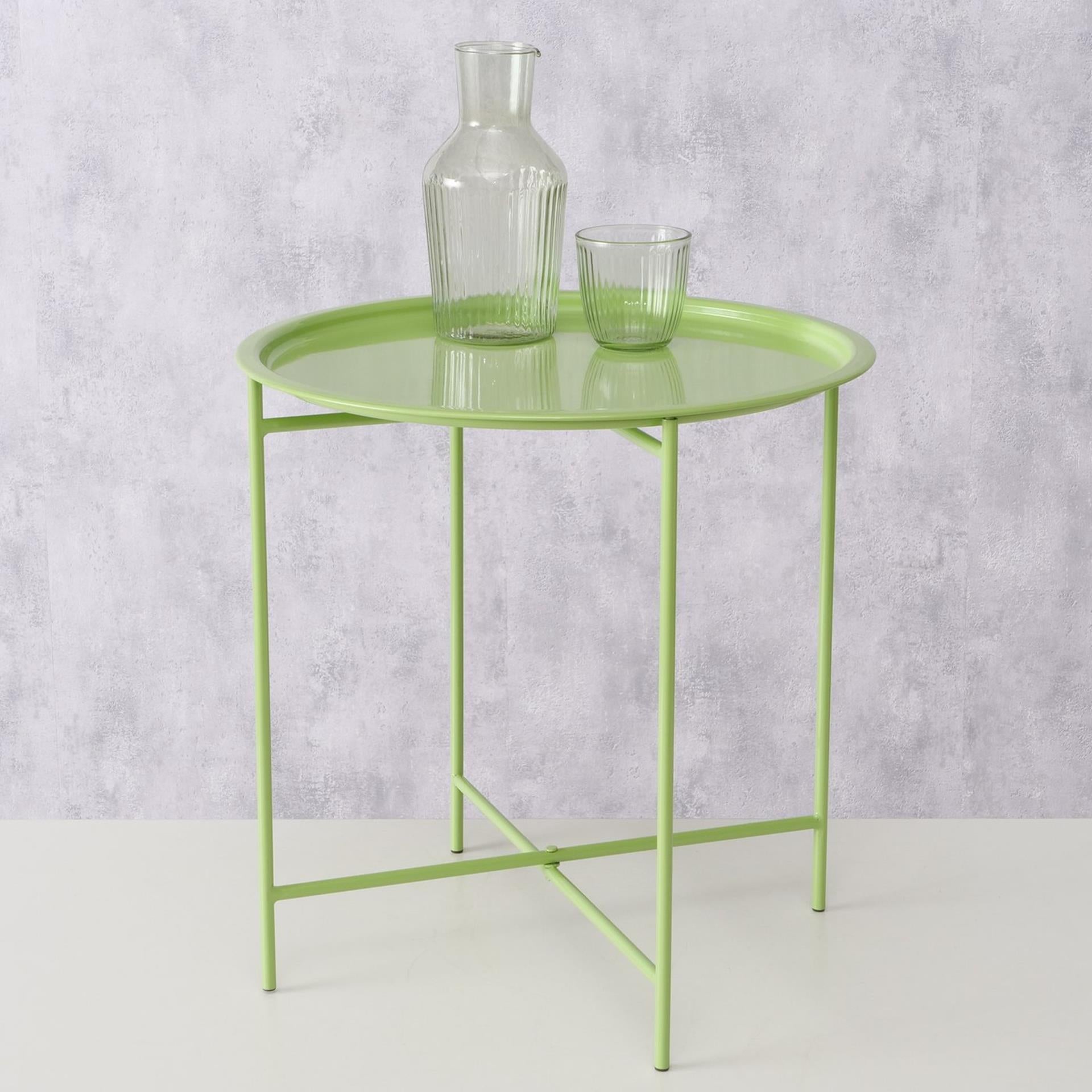 Boltze home bijzettafel rocko h47cm dia 46cm