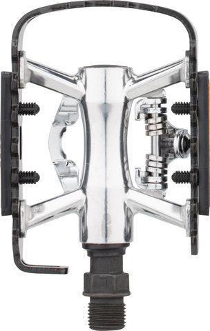 Exustar pedal mtb e-pm-818-03 black-silver duo-pedal