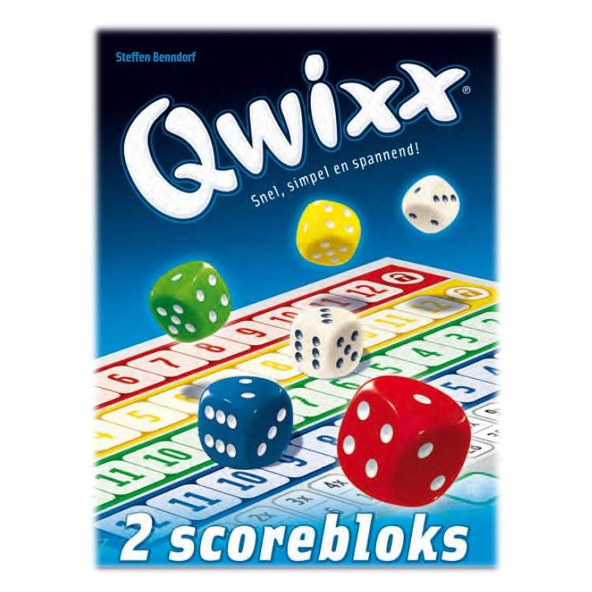 White goblin games qwixx 2 scorebloks