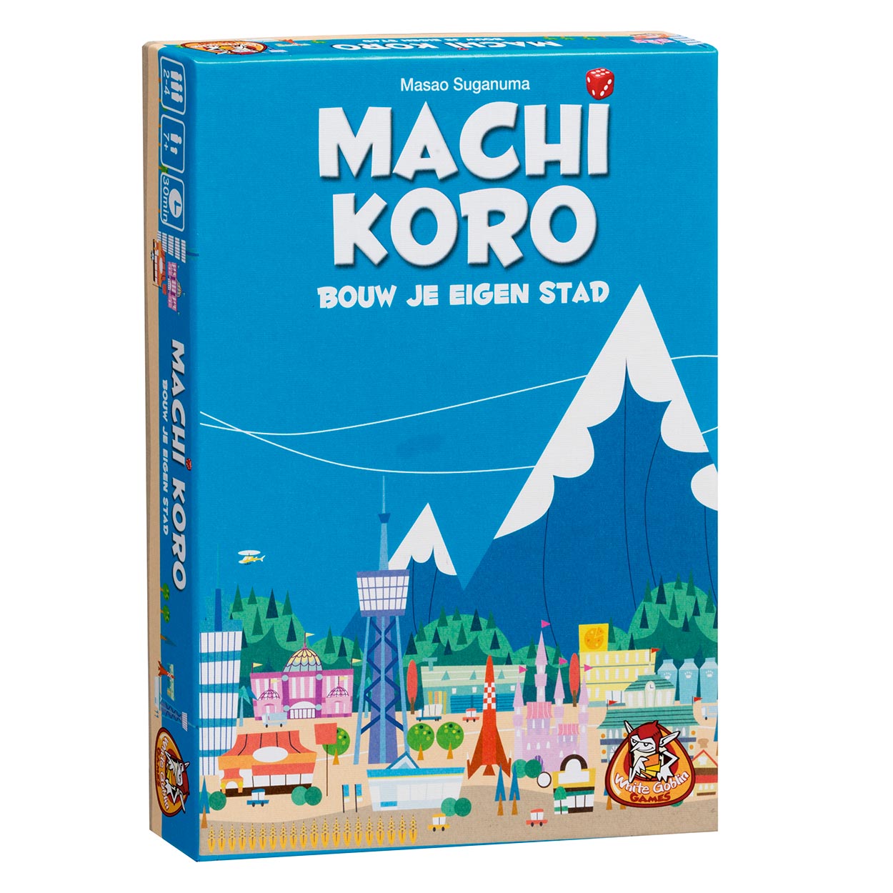 White Goblin Games Machi Koro Würfelspiel (Niederländisch, 2-5 Spieler, 40 Minuten, ab 7 Jahren)