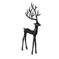 Boltze home figuur hert zwart 18x3x38cm