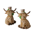 Boltze home schotse hooglander hove bu h9cm bruin kunsthars 2 assorti