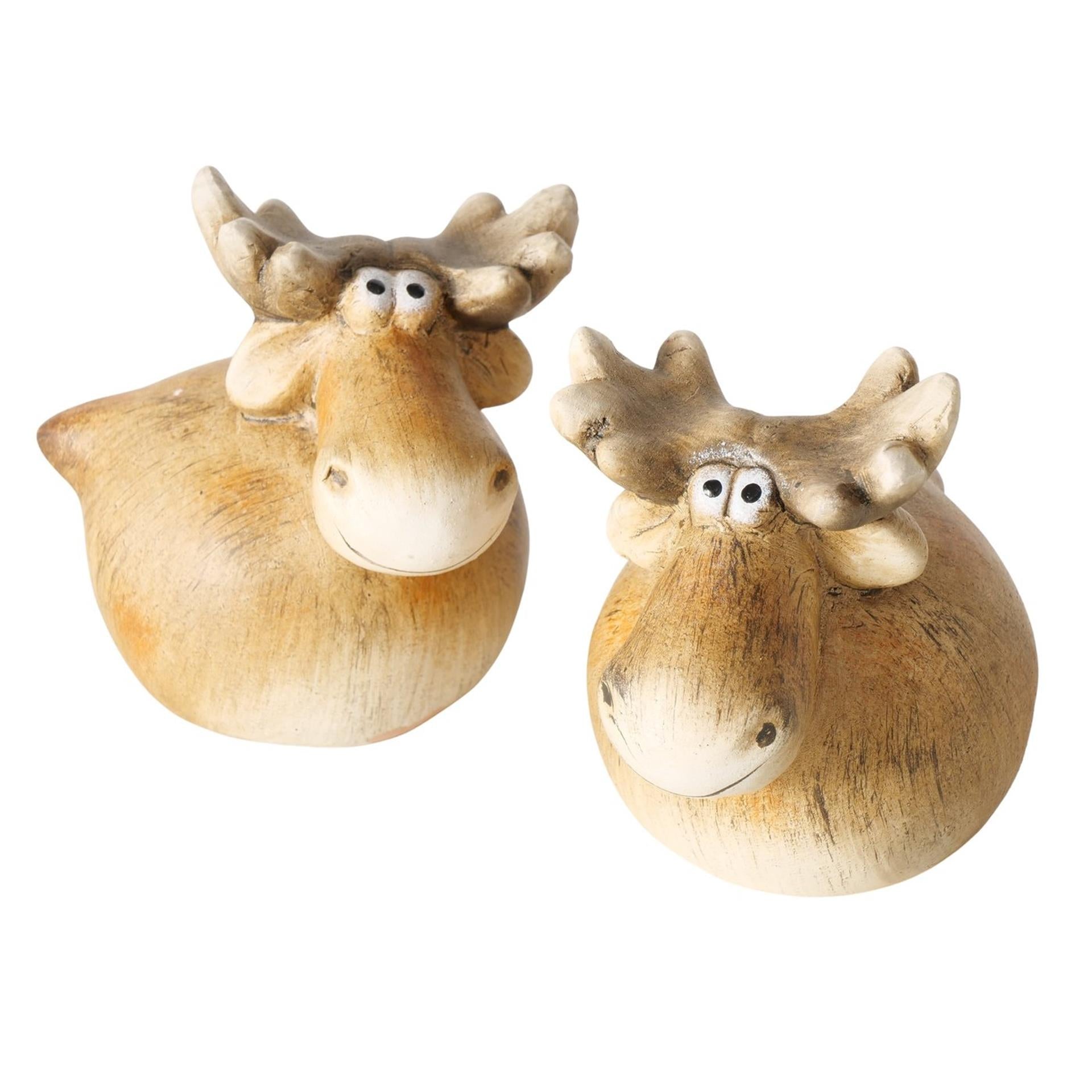 Boltze home figuur eland 8x8x8,5cm