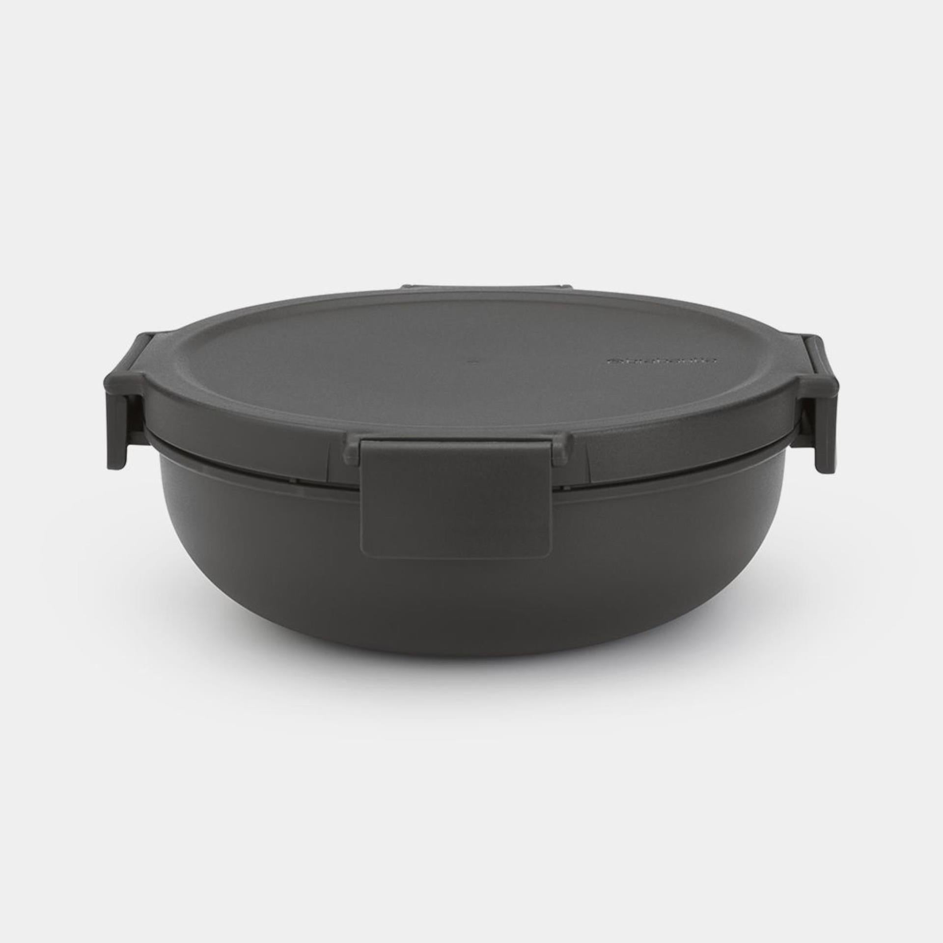 Brabantia saladebak 1,3l dark grey