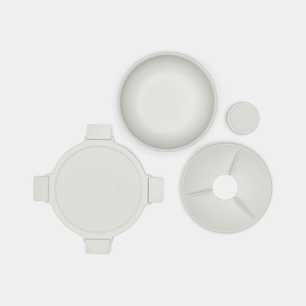 Brabantia saladebak 1,3l light grey