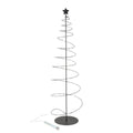 Boltze home kerstboom saturn metaal led zwart ø22xh81cm