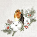 Duni servetten robin forest 24x24cm
