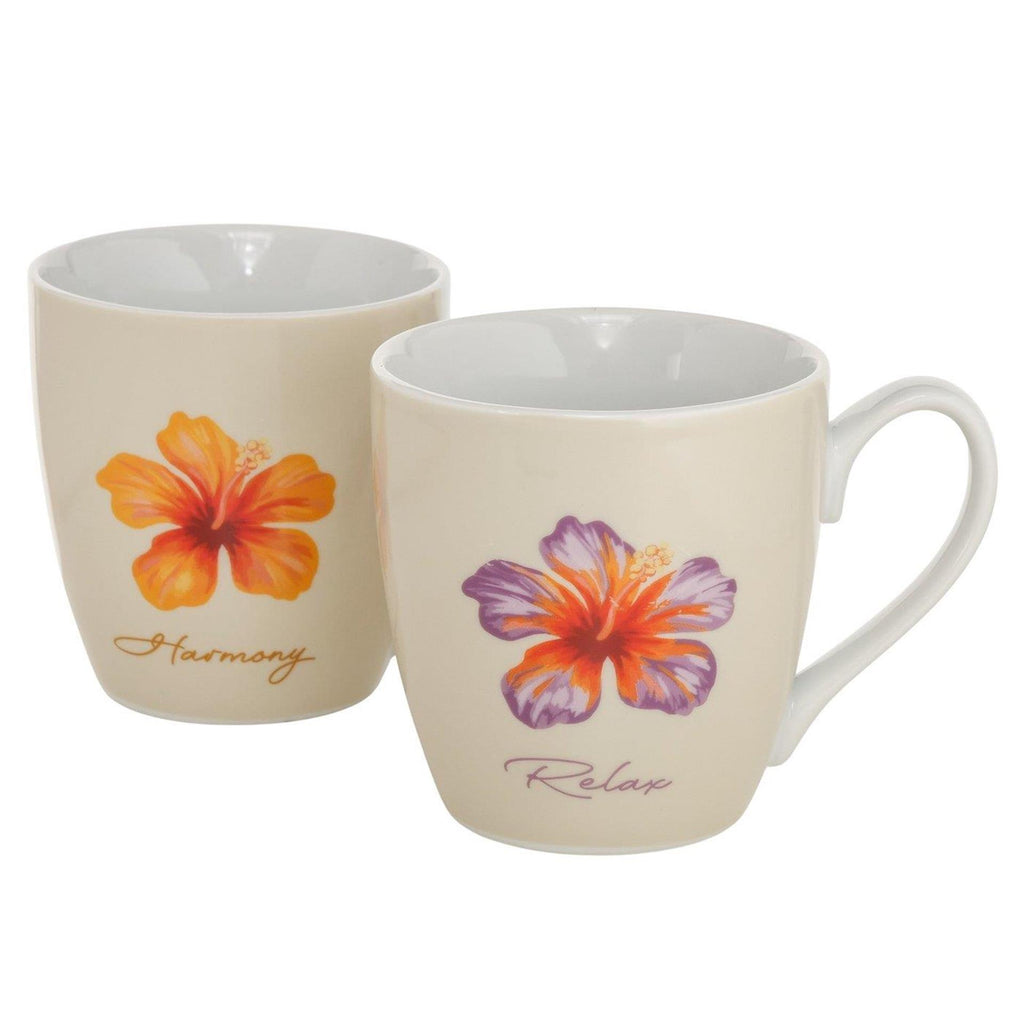 Boltze home jumbo mok hibiscus 480ml